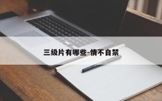 三级片有哪些-情不自禁