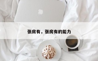张房有，张房有的能力