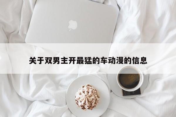 关于双男主开最猛的车动漫的信息-第1张图片